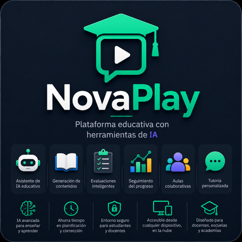 NovaPlay — Plataforma educativa con herramientas de IA