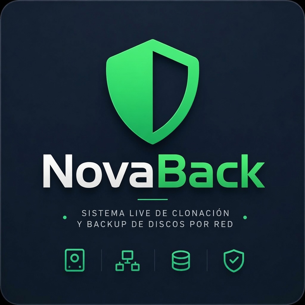 NovaBack – Sistema Live de Clonación, Backup y Restauración por Red